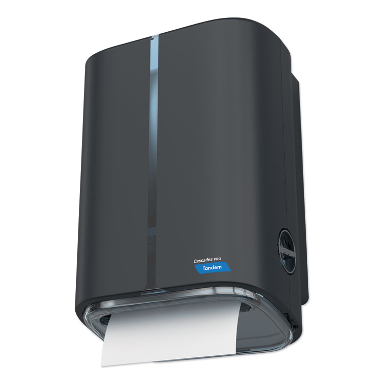 CASCADES TISSUE GROUP Tandem Mechanical No-Touch Roll Towel Dispenser, 8.78 x 11.5 x 16.65, Gray (CSDC340)