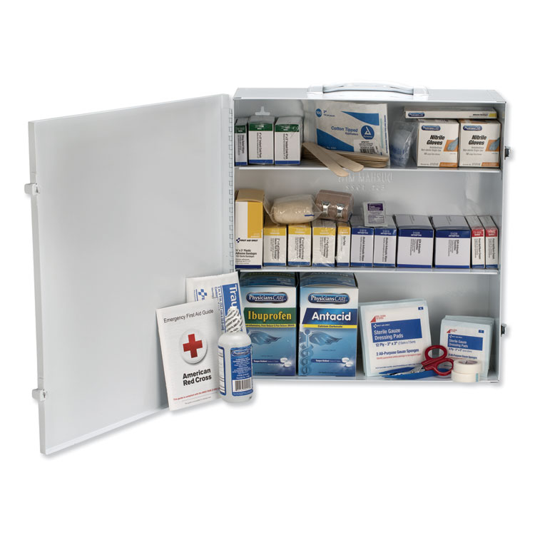 ACME UNITED CORPORATION Industrial First Aid Kit for 100 People, 694 Pieces, Metal Case (ACM50000)