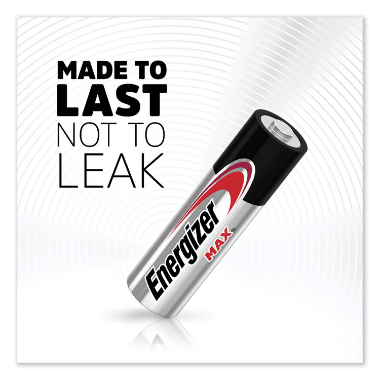 EVEREADY BATTERY MAX Alkaline AA Batteries, 1.5 V, 4/Pack (EVEE91BP4)