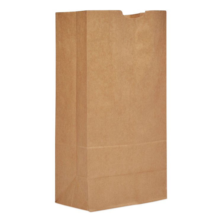 ROSS & WALLACE PAPER PRODUCTS, . Grocery Paper Bags, 20# Size, 40# Basis Weight, 8.25" x 5.94" x 16.13", Kraft, 1,000/Bundle (BAGGK20)