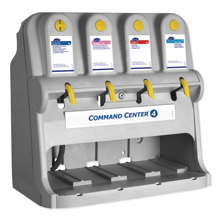 DIVERSEY Command Center Dispensing System, 4 Button Dispenser, 27.5 x 17 x 27.5, Gray (DVS5055764)