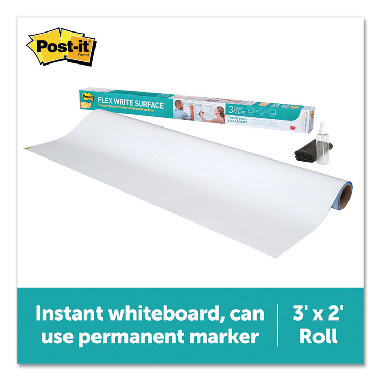 3M/COMMERCIAL TAPE DIV. Flex Write Surface, Laminate Film, 36" x 24", White (MMMFWS3X2)