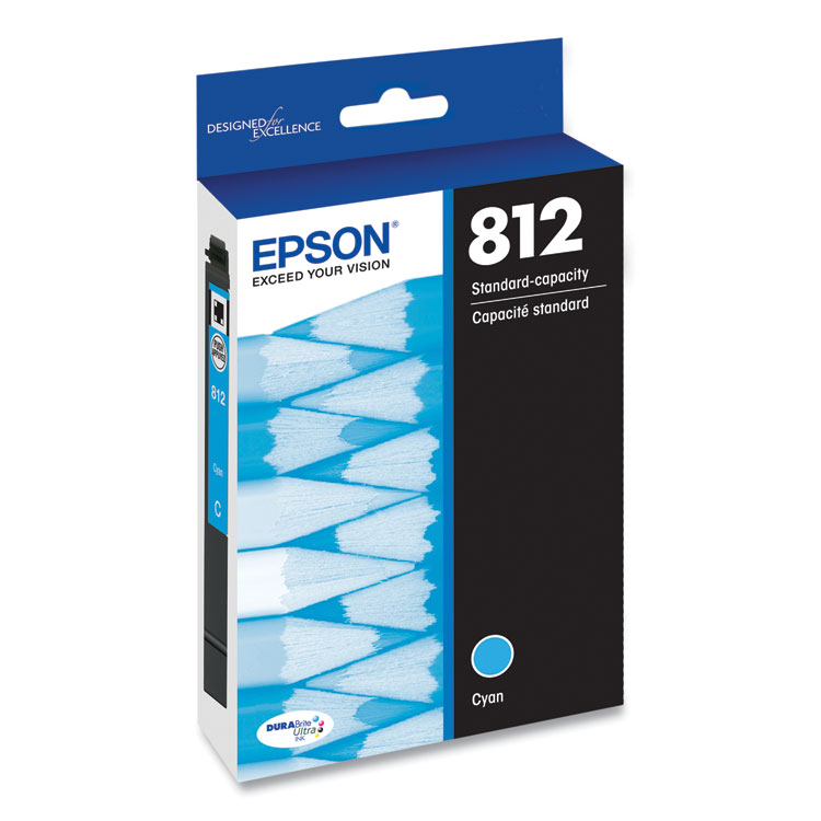 EPSON AMERICA, . T812220-S (T812) DURABrite Ultra Ink, 300 Page-Yield, Cyan (EPST812220S)