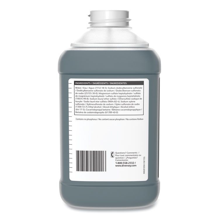 DIVERSEY Suma Premium Pot and Pan Detergent, Citrus Scent, 2.5 L Bottle, 2/Carton (DVS100839776)