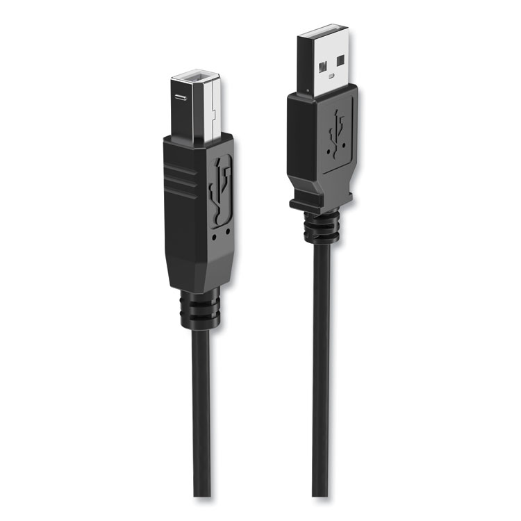 NXT TECHNOLOGIES USB Printer Cable, 6 ft, Black (NXT24400007)