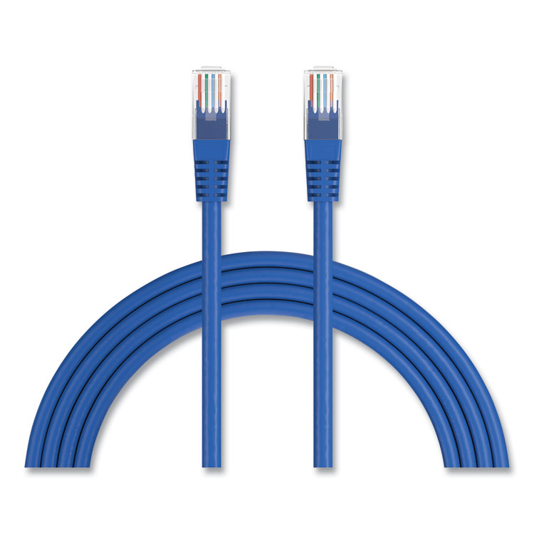 NXT TECHNOLOGIES CAT5e Patch Cable, 14 ft, Blue (NXT24400031)