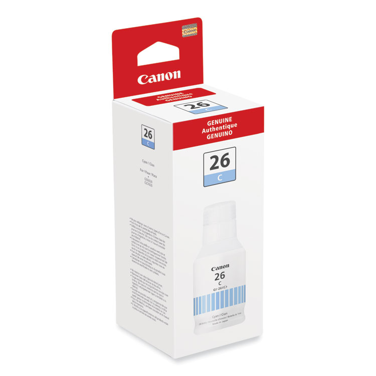 CANON USA, . 4421C001 (GI-26) Ink, 14,000 Page-Yield, Cyan (CNM4421C001)