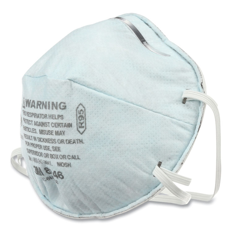 3M/COMMERCIAL TAPE DIV. Particulate Respirator 8246, R95, Standard Size, 120/Carton (MMM8246)