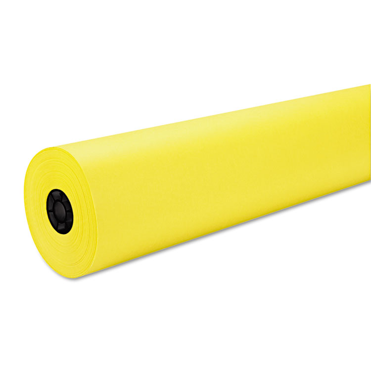 PACON CORPORATION Decorol Flame Retardant Art Rolls, 40 lb Cover Weight, 36" x 1000 ft, Sunrise Yellow (PAC101201)