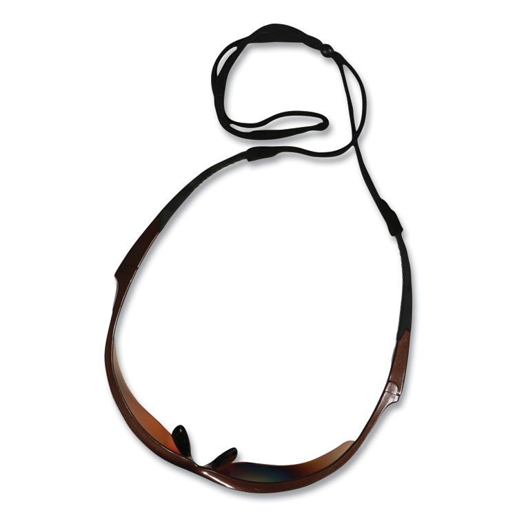 KIMBERLY-CLARK PROFESSIONAL Nemesis Safety Glasses, Brown Half Frame, Polarized Brown Dual Lens, 12/Box (ANS28637)