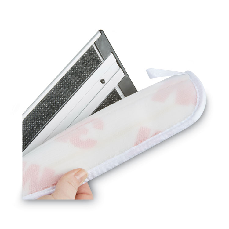 3M/COMMERCIAL TAPE DIV. Easy Shine Applicator Pad, Microfiber, 18", White/Yellow, 10/Carton (MMM55434)