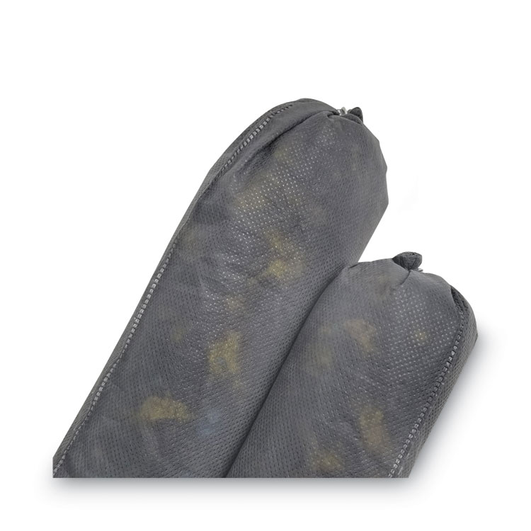 HOSPECO TASKBrand Industrial Universal Sorbent Sock, 0.65 gal, 3" Diameter x 48" Length, 40/Carton (HOSASACBS)