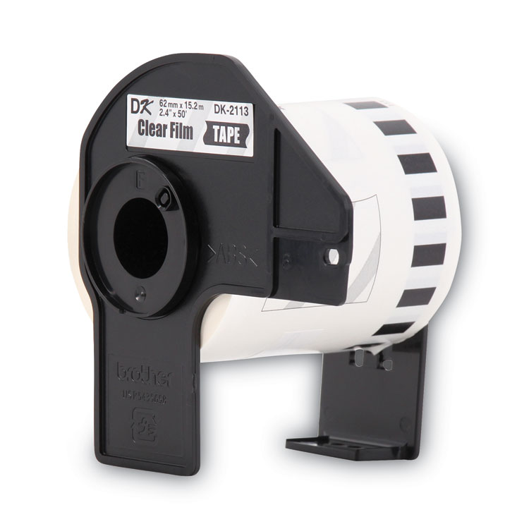 BROTHER INTL. CORP. Continuous Film Label Tape, 2.4" x 50 ft Roll, Clear (BRTDK2113)