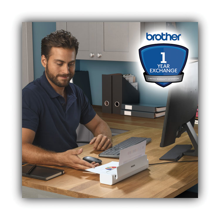 BROTHER INTL. CORP. One-Year Exchange Warranty Extension for Brother ADS-2400N, 2200, 1000W, 1200, 1250W, 1500W, 1700W, 2000E/MFC-7240, 8220 (BRTES1141EPSP)