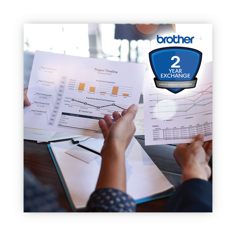 BROTHER INTL. CORP. Two-Year Exchange Warranty Extension for Select Brother MFC/QL Series (BRTE1012EPSP)