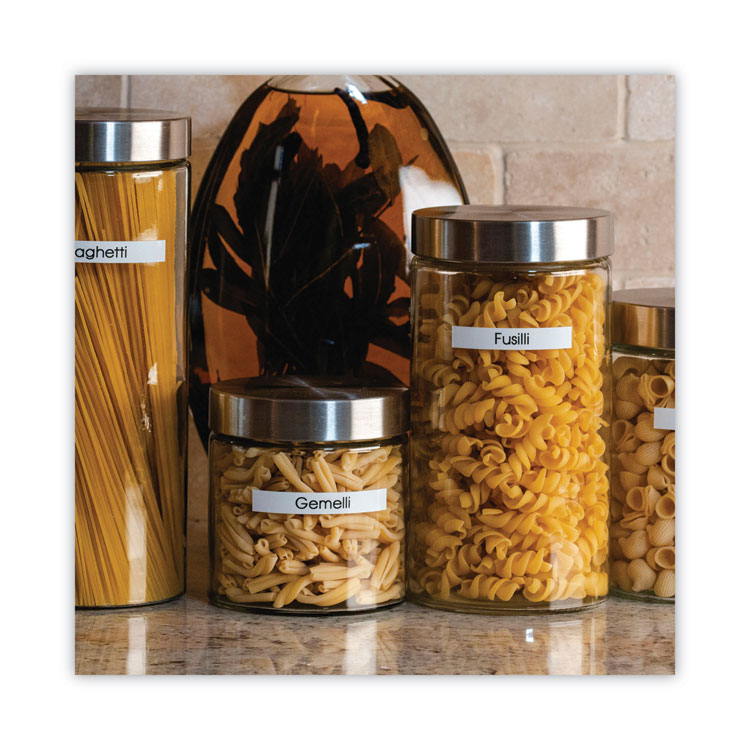 BROTHER INTL. CORP. TC Tape Cartridges for P-Touch Labelers, 0.5" x 25.2 ft, Black on White, 2/Pack (BRTTC20)