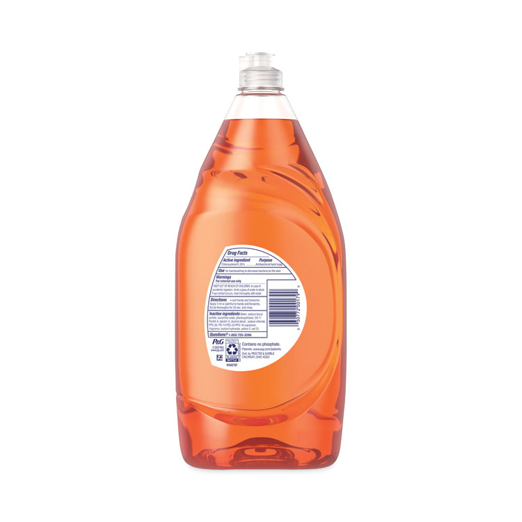 PROCTER & GAMBLE Ultra Antibacterial Dishwashing Liquid, Orange Scent, 38 oz Bottle (PGC01659EA)