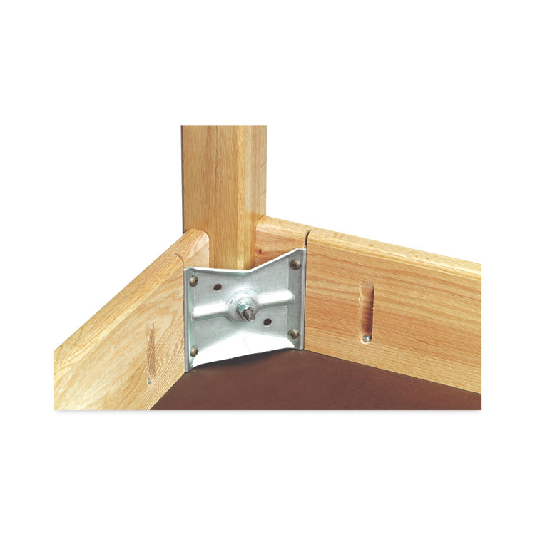 DIVERSIFIED WOODCRAFTS, . Classroom Science Table, 54w x 24d x 36h, Black Epoxy Resin Top, Oak Base (DVWP7206K36N)