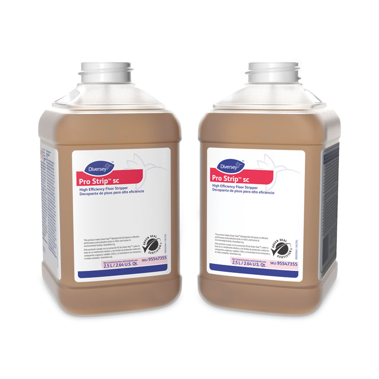 DIVERSEY Pro Strip SC High-Efficiency Floor Stripper, Liquid, 84.5 oz Can, 2/Carton (DVS95547355)