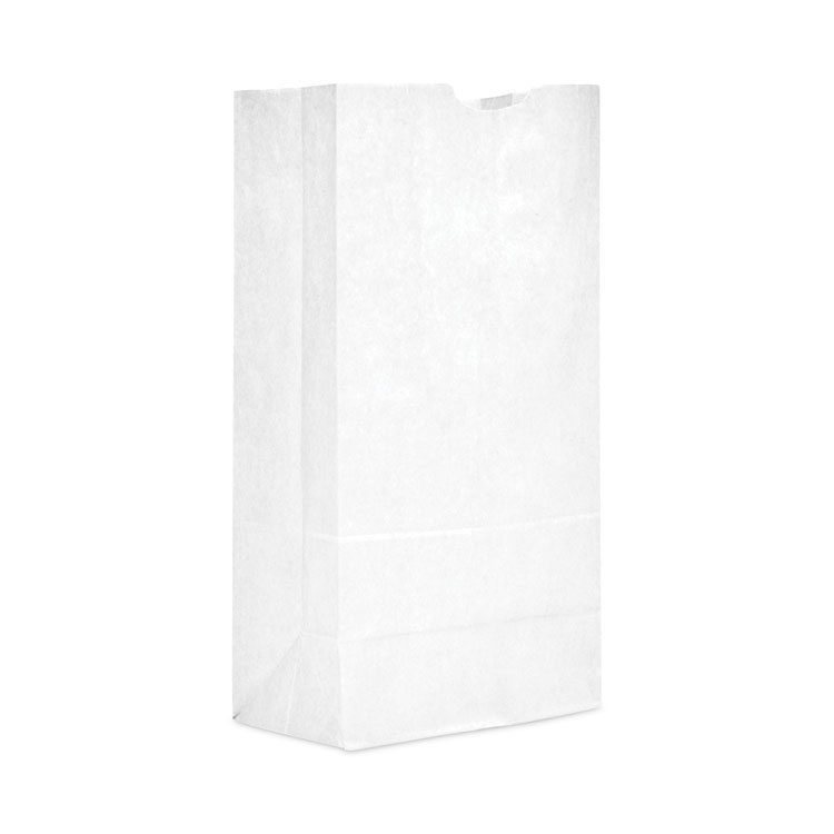 AJM PACKAGING CORP. Grocery Bag, 16.5" x 13" x 15.5", White, 1,000/Bundle (BAGGW16)