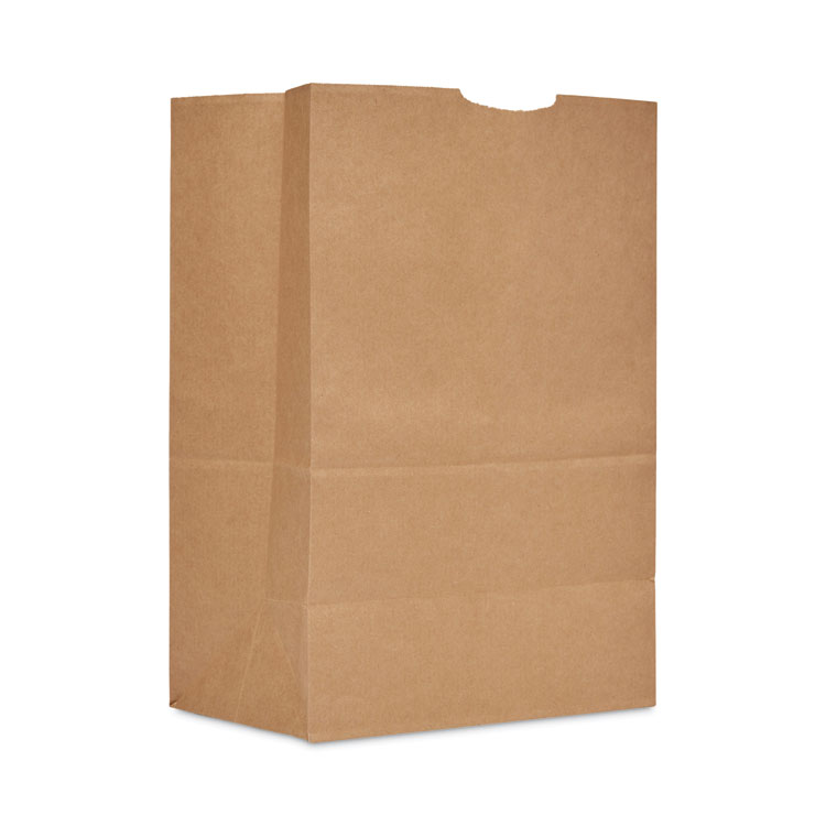 AJM PACKAGING CORP. Grocery Bag, 17.25" x 12" x 18", Kraft, 400/Bundle (BAGSK1665P4)