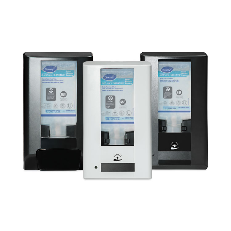 DIVERSEY Soft Care Sensitive Foam Handwash Refill for IntelliCare Dispensers, Fragrance-Free, 1.3 L, 6/Carton (DVO100907880)