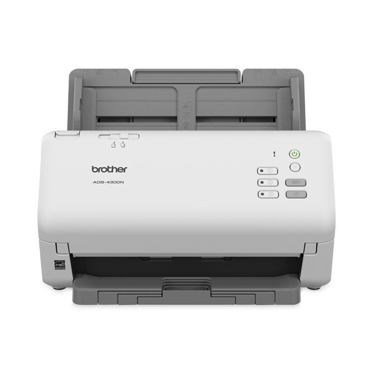 BROTHER INTL. CORP. ADS-4300N Professional Desktop Scanner, 600 dpi Optical Resolution, 80-Sheet Auto Document Feeder (BRTADS4300N)