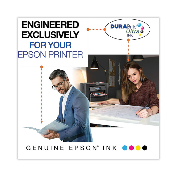 EPSON AMERICA, . T125120D2 (T125) DURABrite Ultra Ink, 175 Page-Yield, Black, 2/Pack (EPST125120D2)