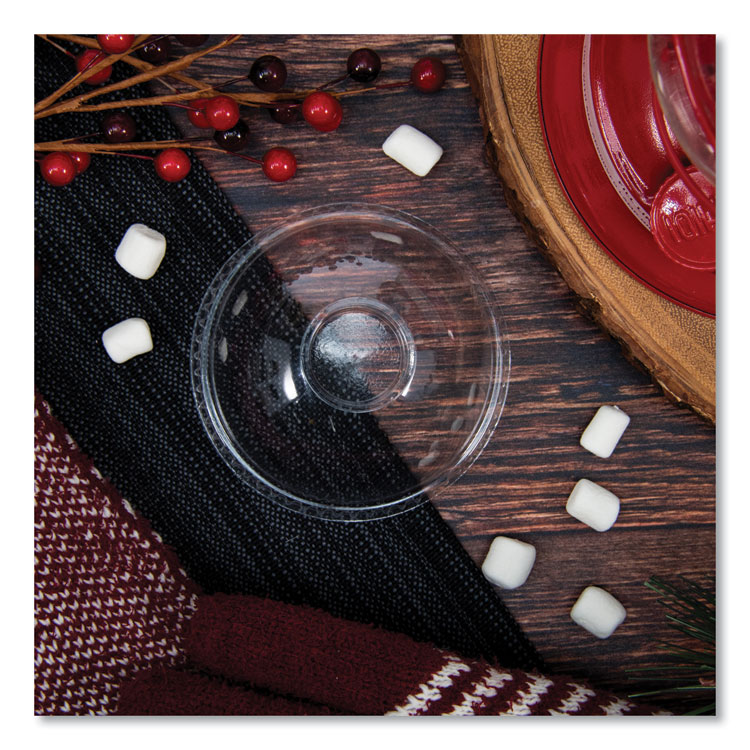 DART Plastic Dome Lid, Fits 5.5 oz to 26 oz Cold Cups, Clear, 1,000/Carton (DCCDNR626)
