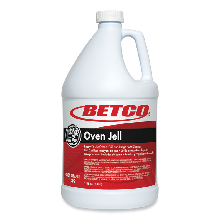 BETCO CORPORATION Oven Jell Cleaner, Lemon Scent, 1 gal Bottle, 4/Carton (BET1390400)