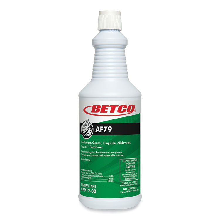 BETCO CORPORATION AF79 Disinfectant Cleaner, Citrus Bouquet Scent, 32 oz Bottle, 12/Carton (BET791200)