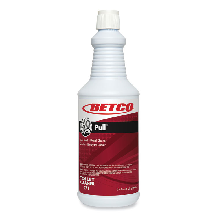 BETCO CORPORATION Pull Bowl Cleaner, Acidic Scent, 32 oz Bottle, 12/Carton (BET711200)