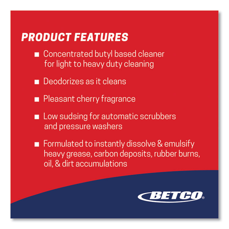 BETCO CORPORATION Super Kemite Butyl Degreaser, Concentrated, 55 gal Drum (BET1035500)