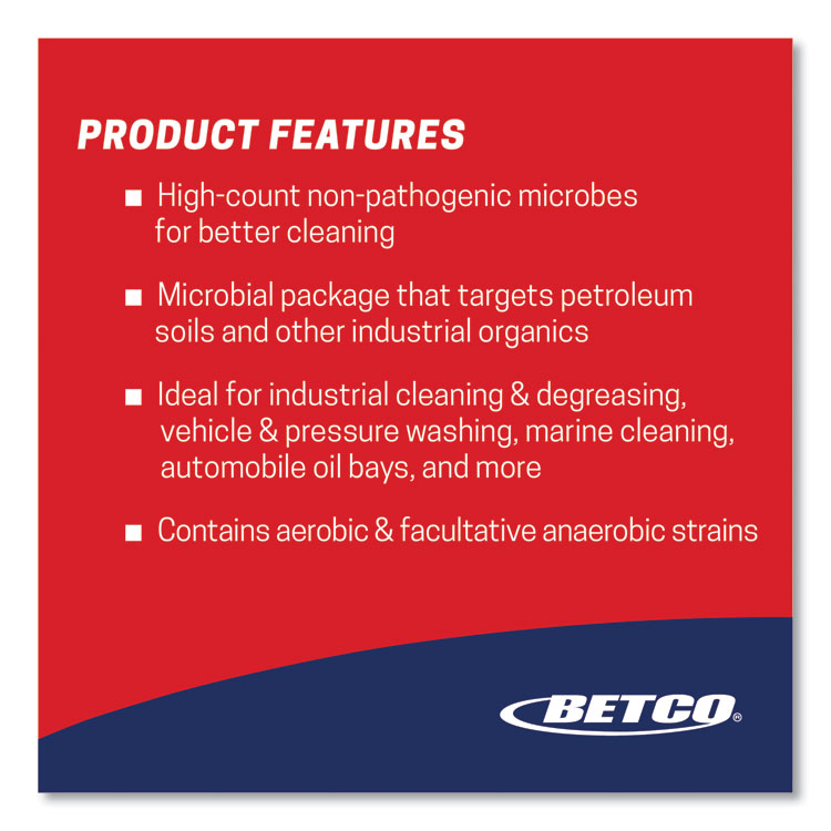 BETCO CORPORATION BioActive Solutions Grease Solv, 55 gal Drum (BET26015500)