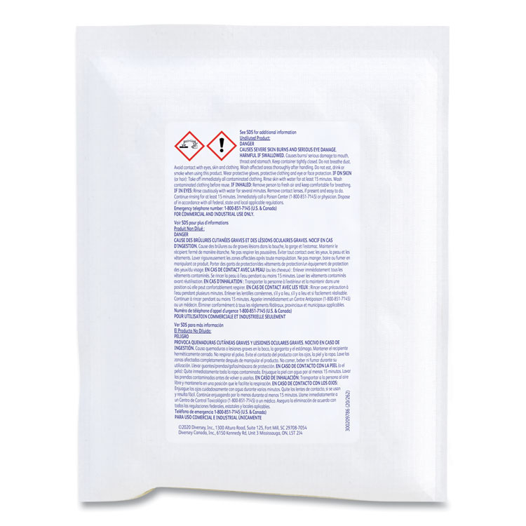 DIVERSEY Clax Magic Rust Reclaim, Oxalic Acid Scent, 0.5 lb Pouch, 12/Carton (DVS95955869)