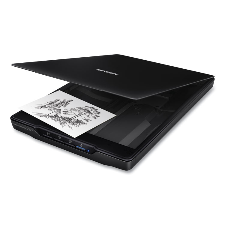 EPSON AMERICA, . Perfection V39II Color Photo and Document Flatbed Scanner, Scans Up to 8.5 x 11.7, 4800 dpi Optical Resolution (EPSB11B268201)