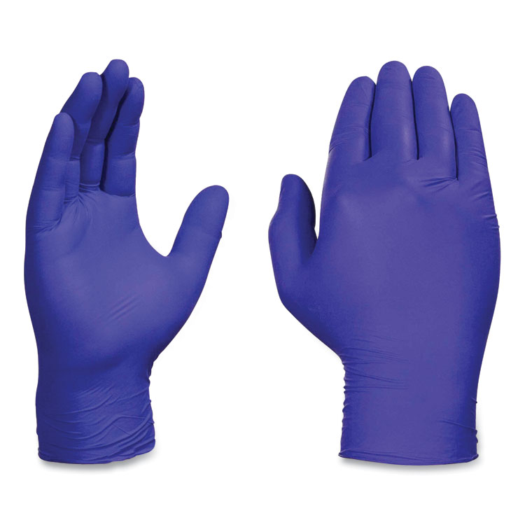 AMMEX CORPORATION Nitrile Exam Gloves, Powder-Free, Small, 3 mil Thick, 9.5" Long, Indigo, 100/Box, 10 Boxes/Carton (AXCAINPF42100)