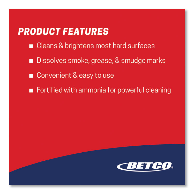 BETCO CORPORATION Deep Blue Glass and Surface Cleaner, 55 gal Drum (BET1085500)