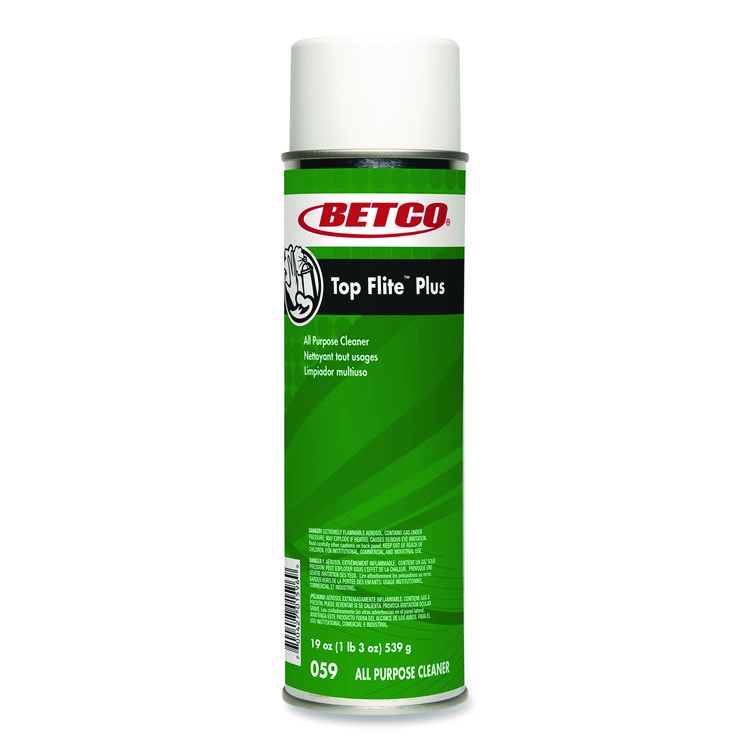 BETCO CORPORATION Top Flite Plus All-Purpose Cleaner, 19 oz Aerosol Can, 12/Carton (BET0592300)