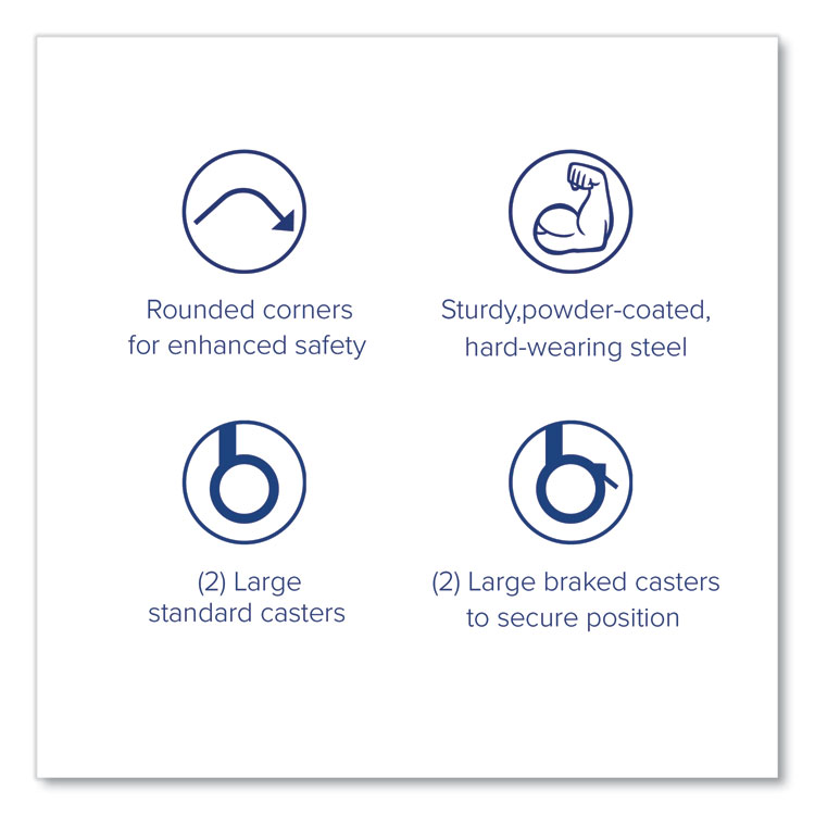 GRATNELLS USA, LLC Callero Plus Treble Column Trolley Set 17, Metal, 1 Shelf, 16 F1 Bins, 4 F2 Bins, 40.6" x 17.3" x 41.5", Silver/Grass Green (GTSSSET214410)