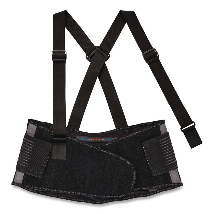 ERGODYNE CORPORATION Proflex 1675 Back Support Brace with Cooling/Warming Pack, X-Small, 22" to 25" Waist, Black (EGO11119)