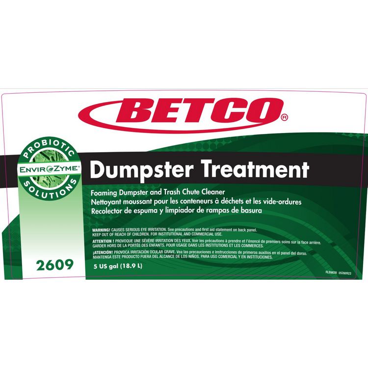 BETCO CORPORATION Dumpster Treatment, Mango Scent, 5 gal Pail (BET26090500)